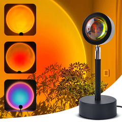 Sunset Light APP Remote Control RGB Floor Ambient Light Rainbow Projection Sunset Light Live Backdrop Sunset Light